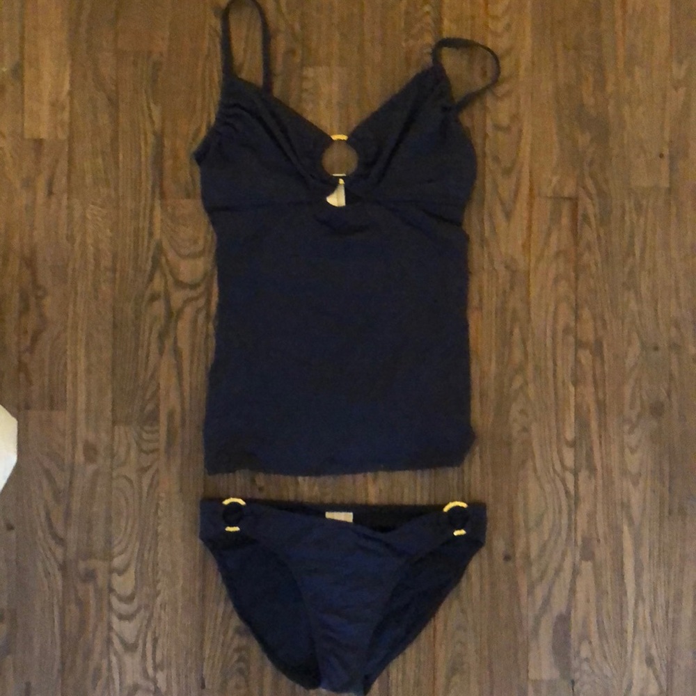 MICHAEL Michael Kors Navy Tankini